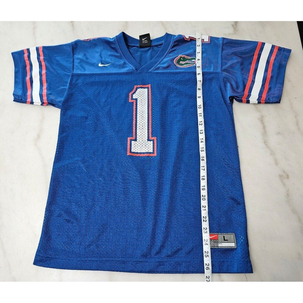 Nike, Florida Gators, Football, Blue Jersey, Size L